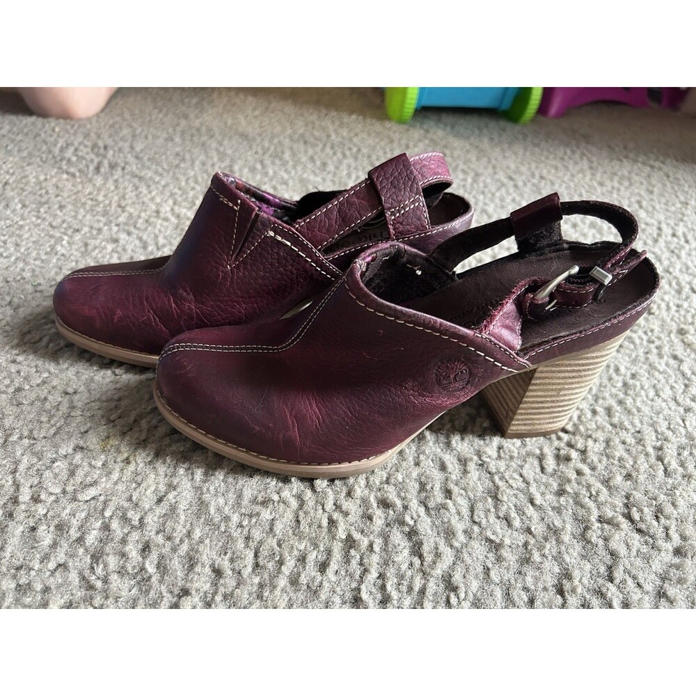 TIMBERLAND Earthkeepers RUDSTON 19692M Slingback Clog Heels Size 6